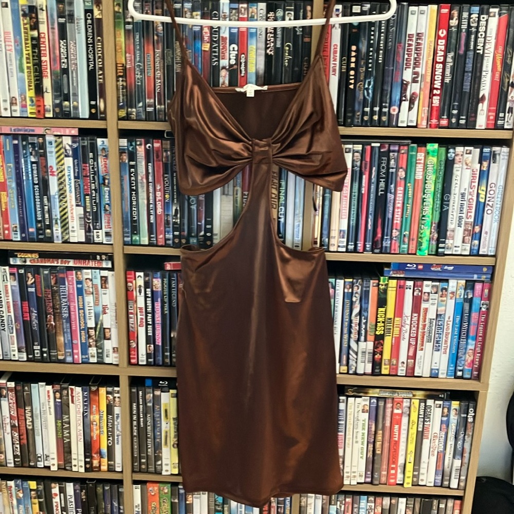 Bear Dance Brown Mini Dress